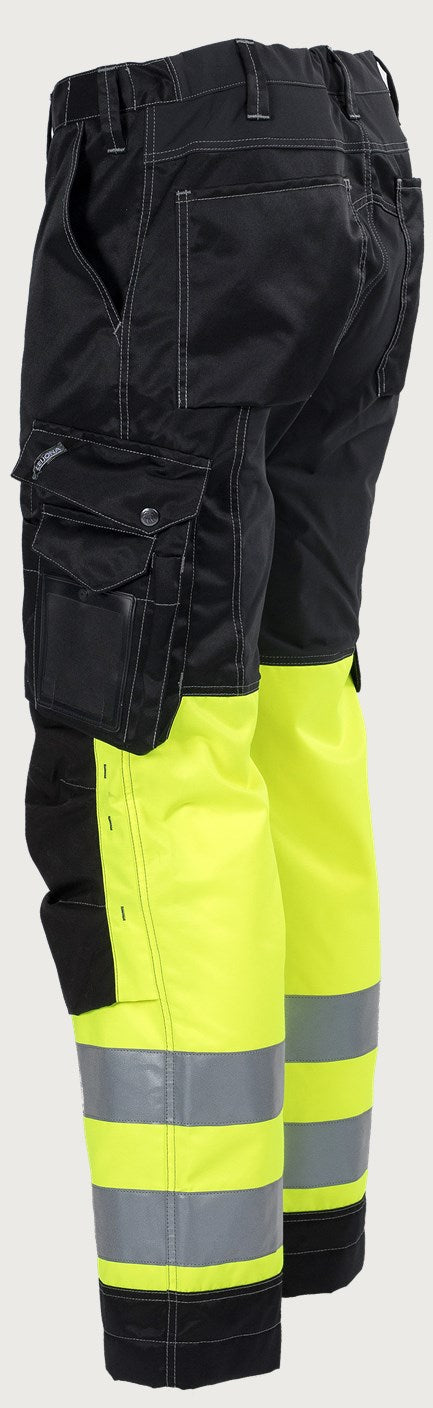 Housut HiVis 3.0 Stretch - Musta/ keltainen
