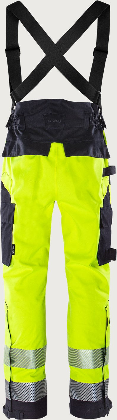 Palosuojatut huomiokuorihousut, luokka 2 – Airtech® 2525 ATHR - Neonkeltainen/Tummansininen