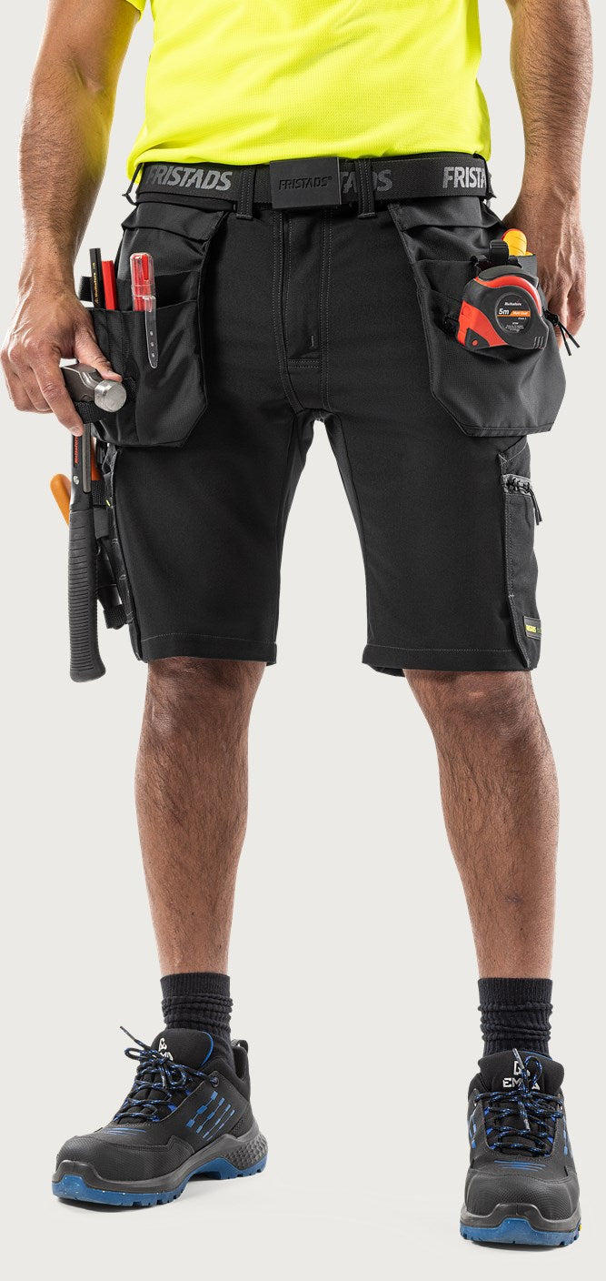 Flex rakentajan stretch shortsit – 2803 GHST - Musta