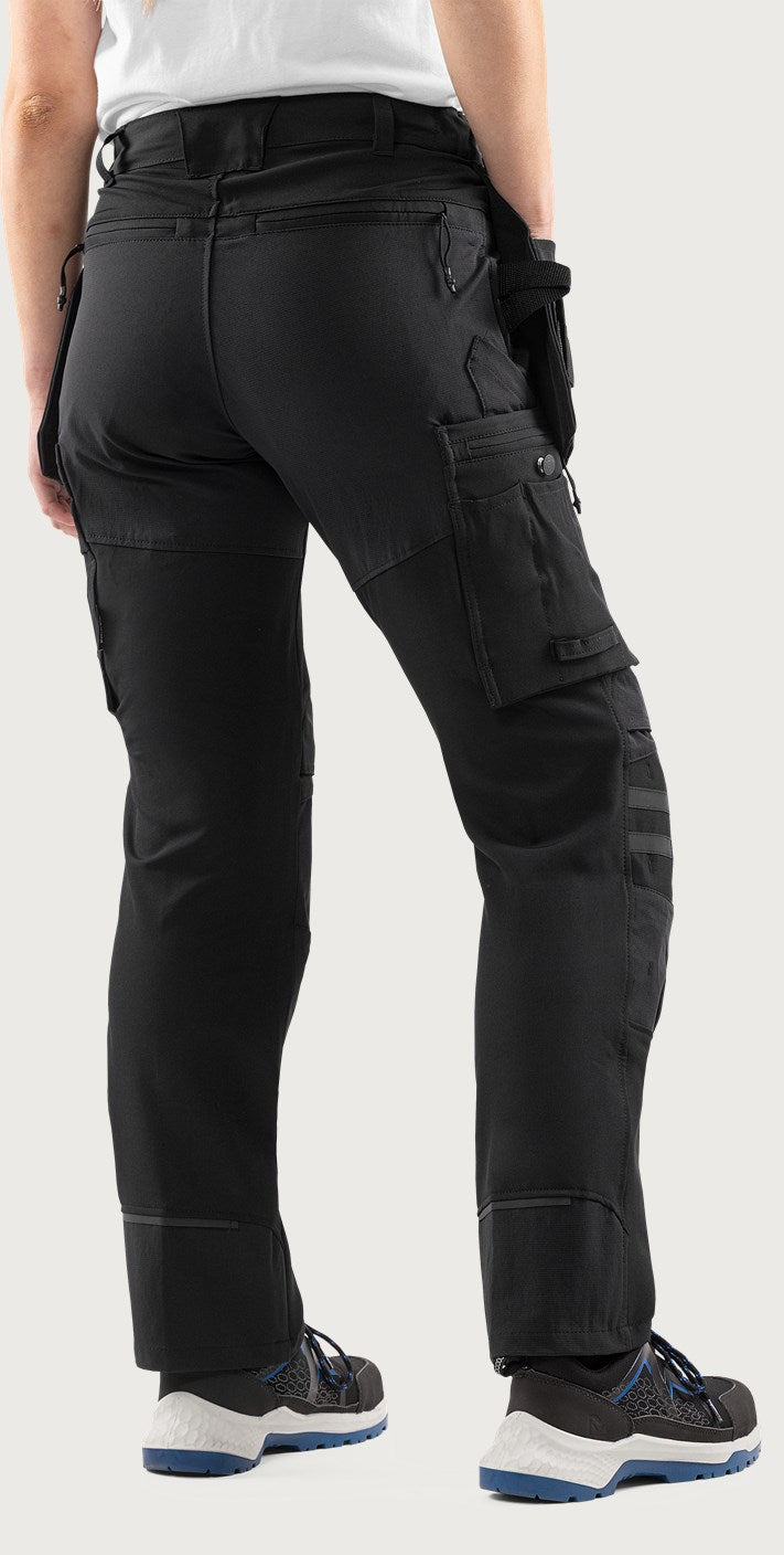 Naisten rakentajan stretch housut – 2599 LWS - Musta
