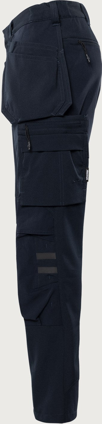 Rakentajan stretch housut – 2596 LWS - Navysininen