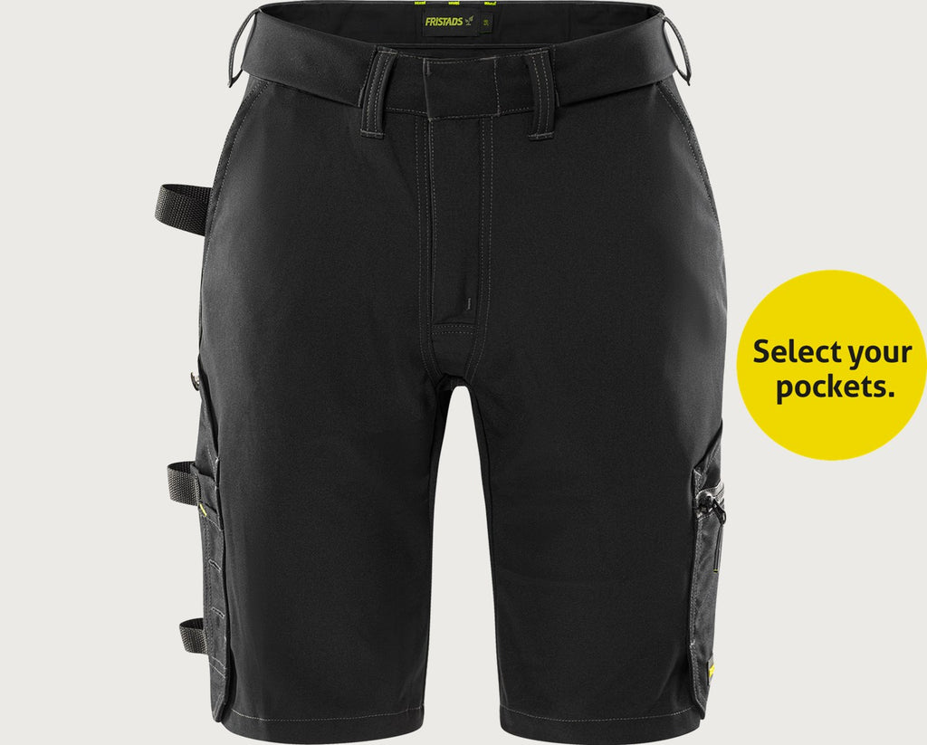 Naisten Flex rakentajan stretch shortsit – 2804 GHST - Musta