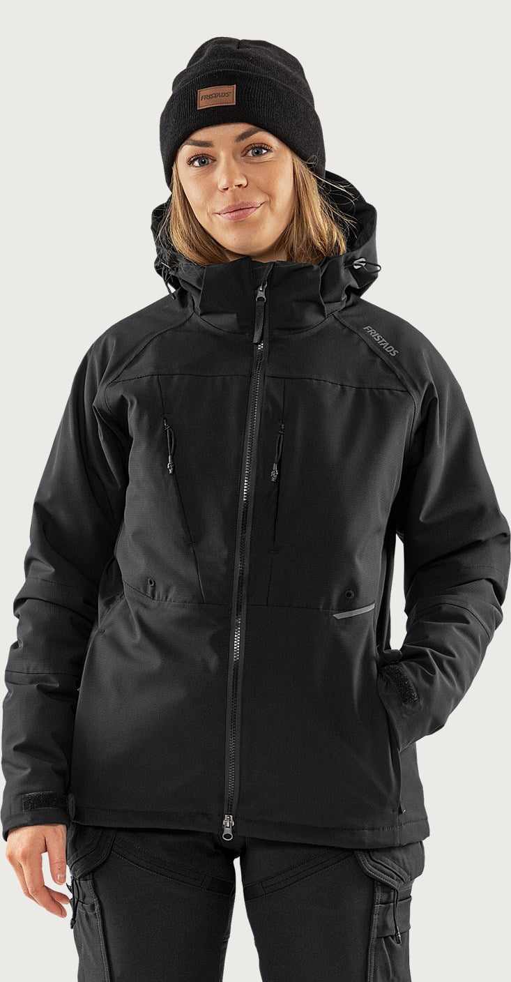 Naisten stretch talvitakki – 4884 GLS - Musta