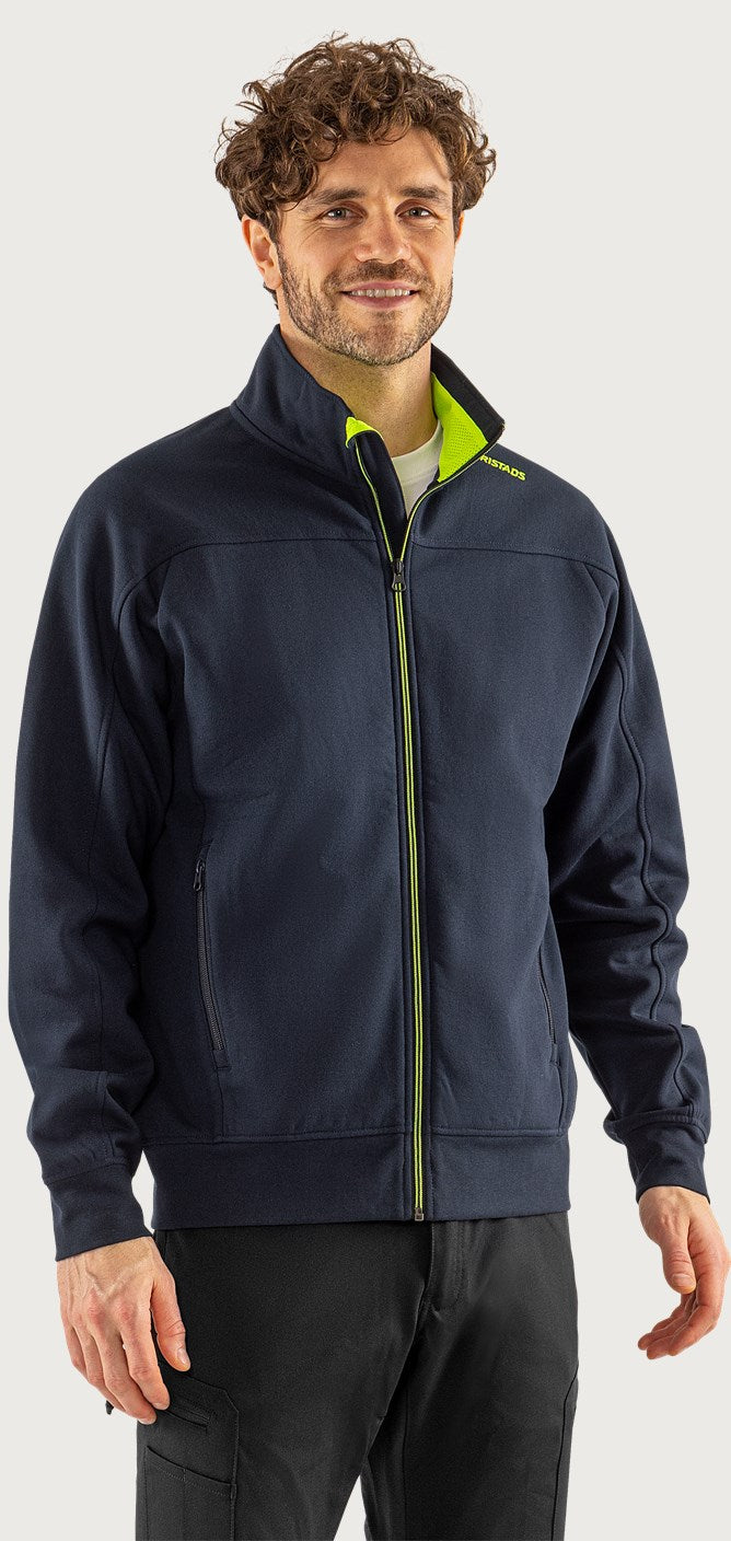 Collegetakki – 7552 GSM - Navysininen/Neonkeltainen