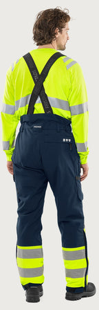 Huomiotalvihousut, luokka 1 – 2681 GLPS - Neonkeltainen/Tummansininen