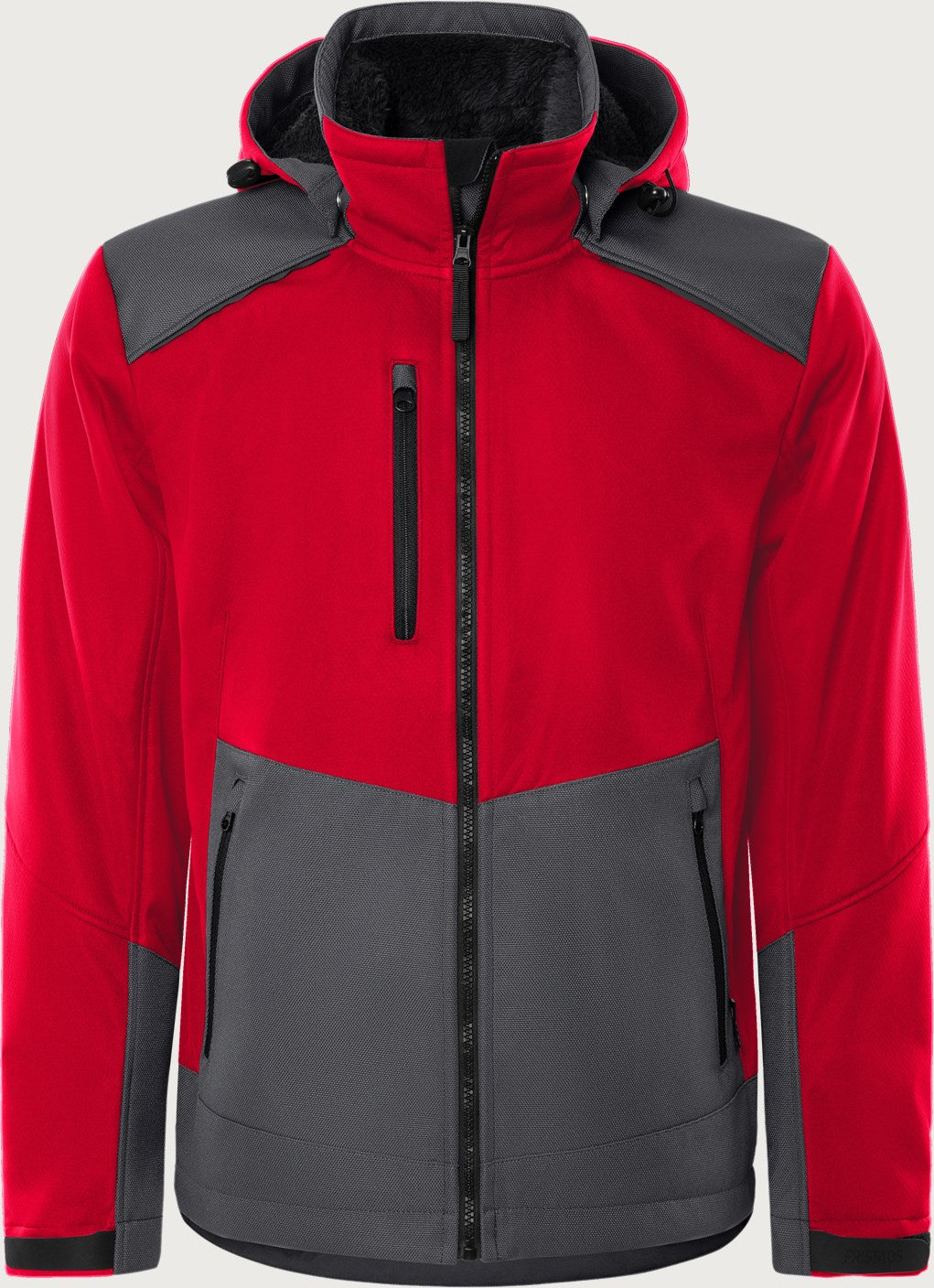 Softshell talvitakki – 4060 CFJ - Punainen/Harmaa