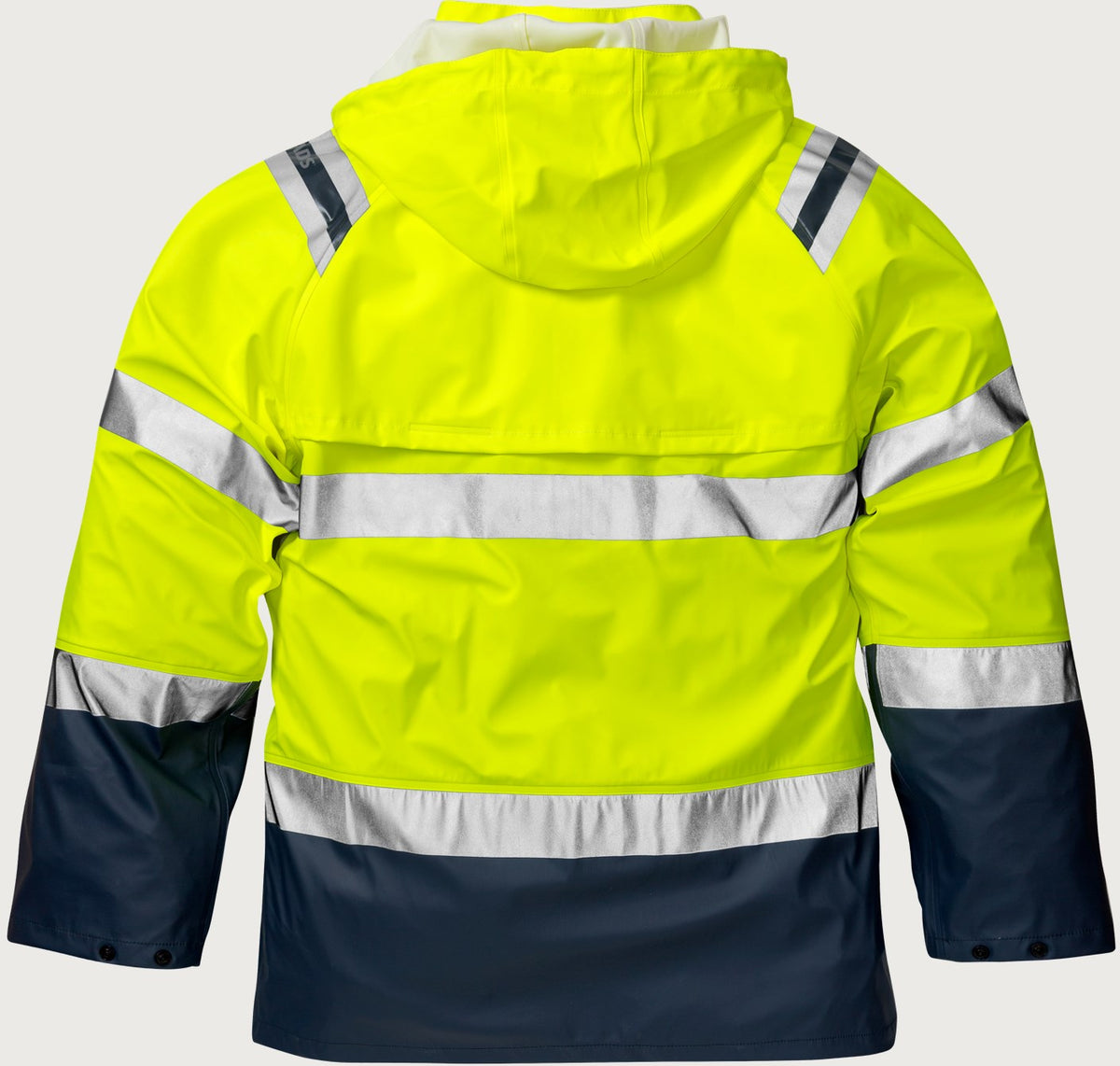 Huomiosadetakki, luokka 3 – 4624 RS - Neonkeltainen/Tummansininen