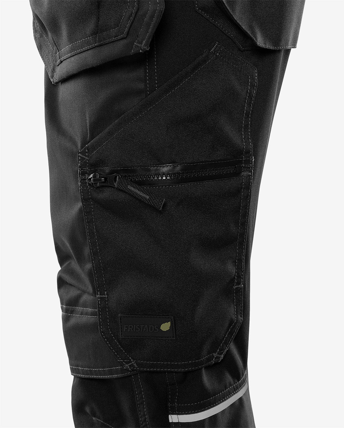Rakentajan stretch piraattihousut – 2903 GWM - Musta