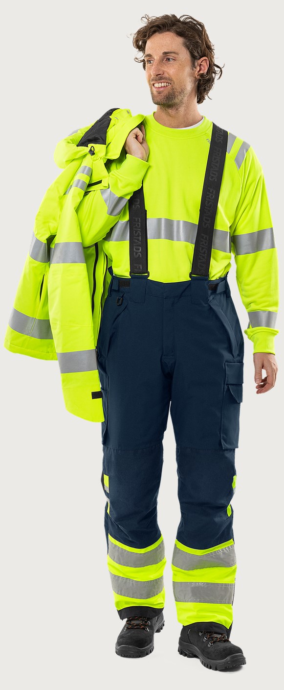 Huomiotalvihousut, luokka 1 – 2681 GLPS - Neonkeltainen/Tummansininen