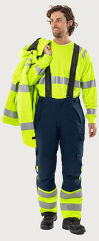 Huomiotalvihousut, luokka 1 – 2681 GLPS - Neonkeltainen/Tummansininen