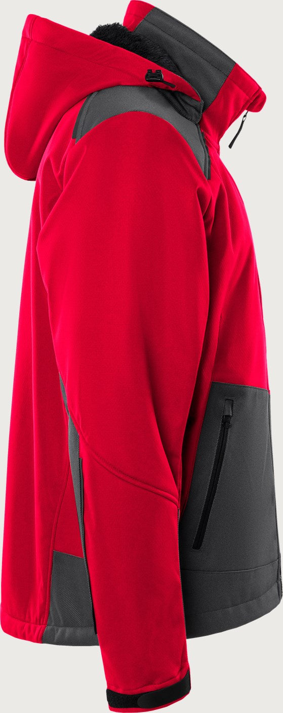 Softshell talvitakki – 4060 CFJ - Punainen/Harmaa