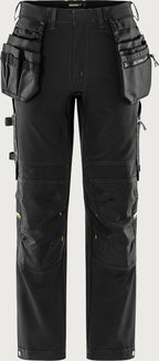 Rakentajan stretch housut – 2801 GHST - Musta