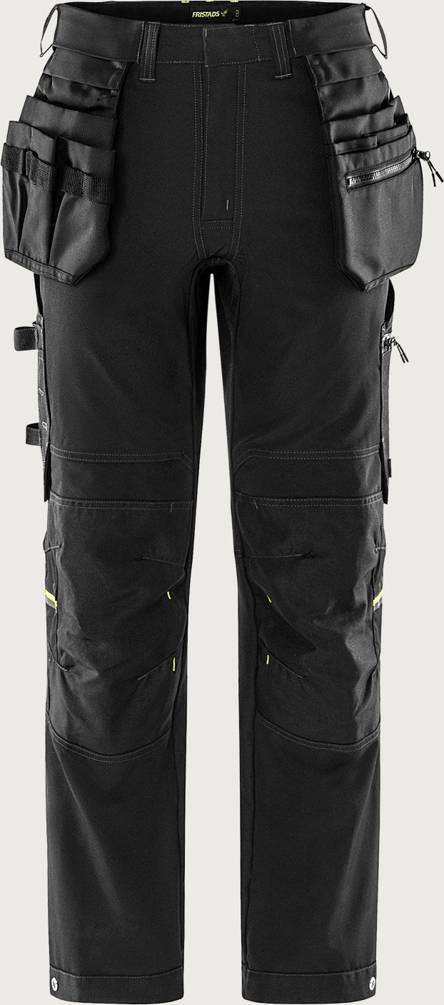 Rakentajan stretch housut – 2801 GHST - Musta