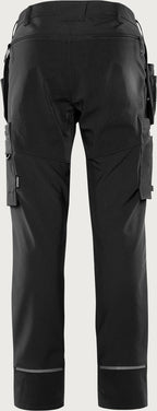 Naisten rakentajan stretch housut – 2599 LWS - Musta