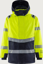 Palosuojattu huomiotalviparka, luokka 3 – Flamestat Airtech® 4086 ATHR - Neonkeltainen/Tummansininen