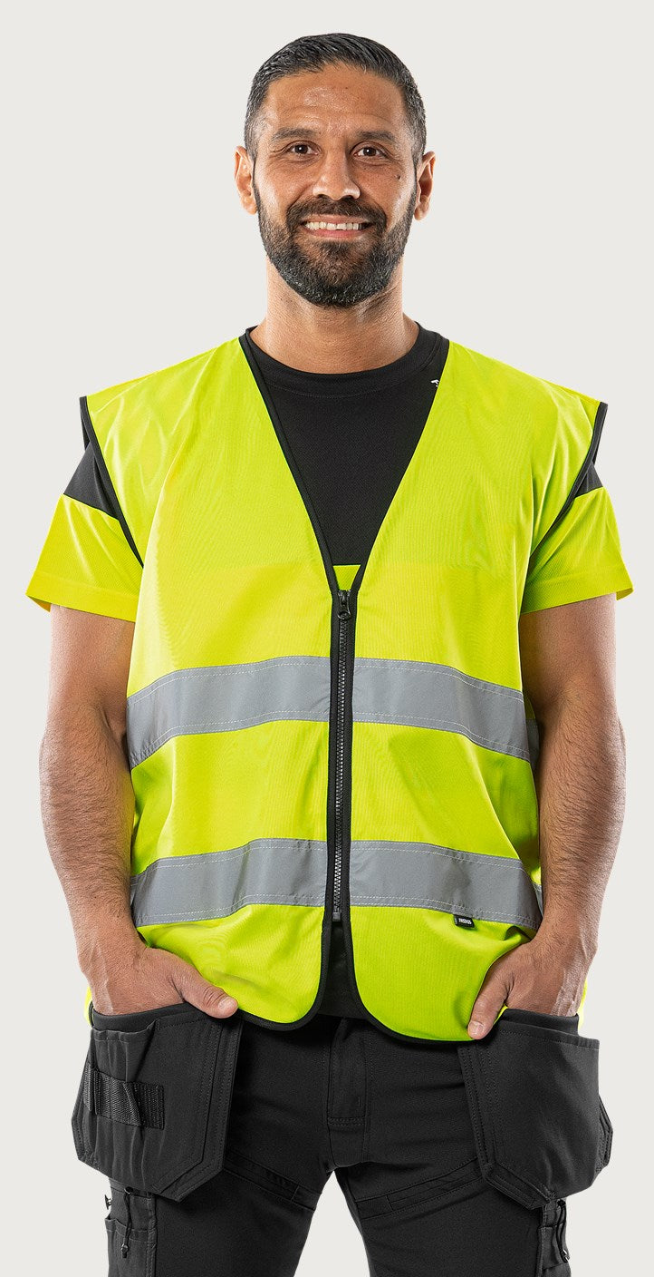 Huomioliivi, luokka 2 – 5100 HVS - Neonkeltainen