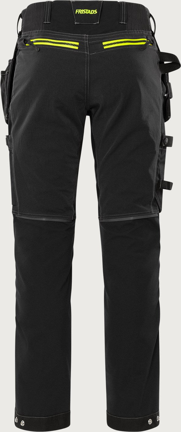 Naisten rakentajan stretch housut – 2569 STP - Musta