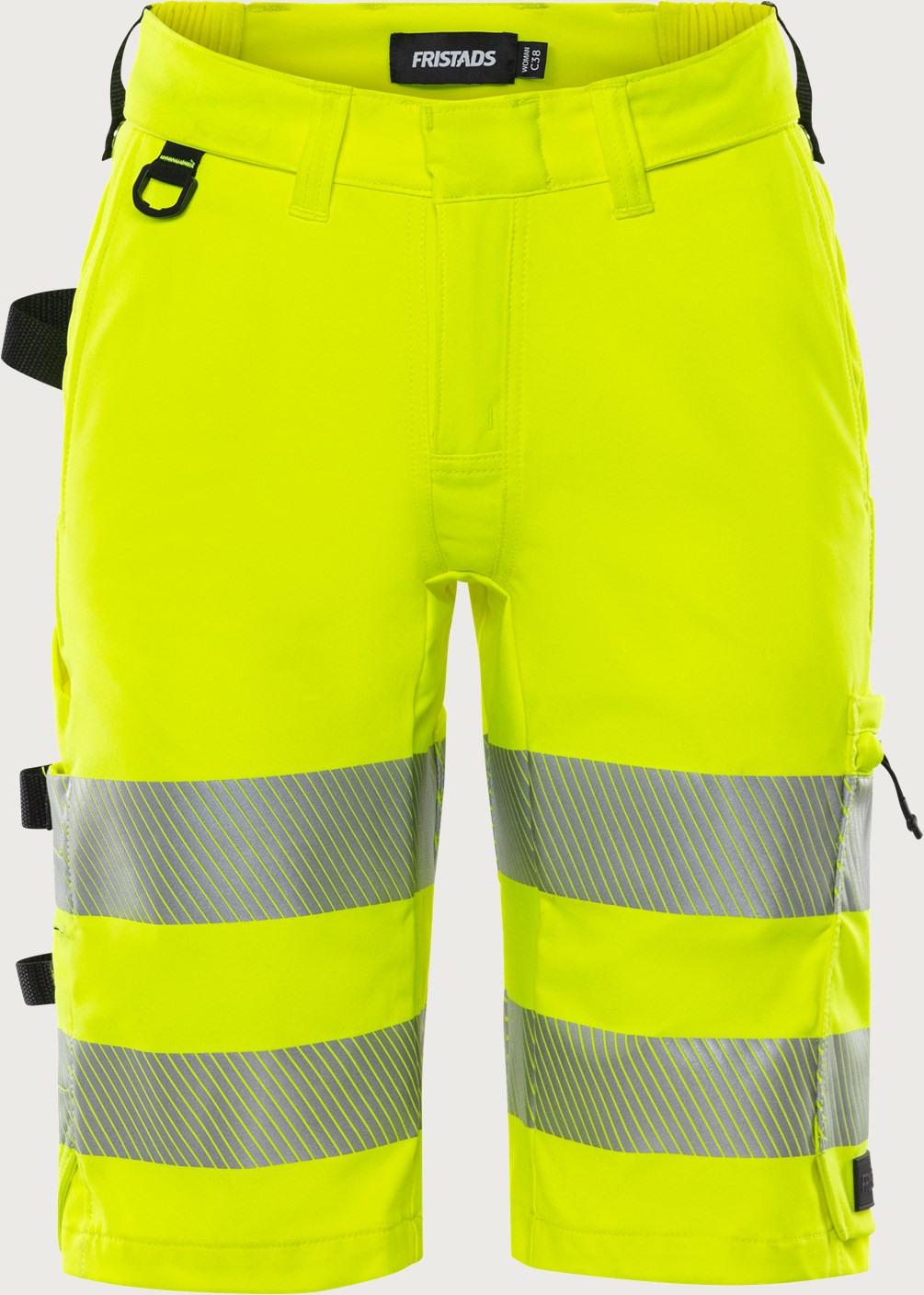 Naisten rakentajan stretch shortsit, luokka 1 – 2667 GSTP - Neonkeltainen