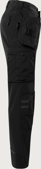 Naisten rakentajan stretch housut – 2599 LWS - Musta