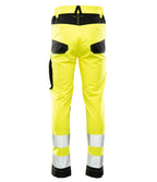 Hi Vis huomiohousut, heijastava, keltainen