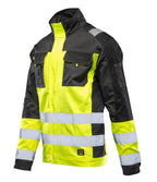 Hi Vis huomiotakki, heijastava, keltainen