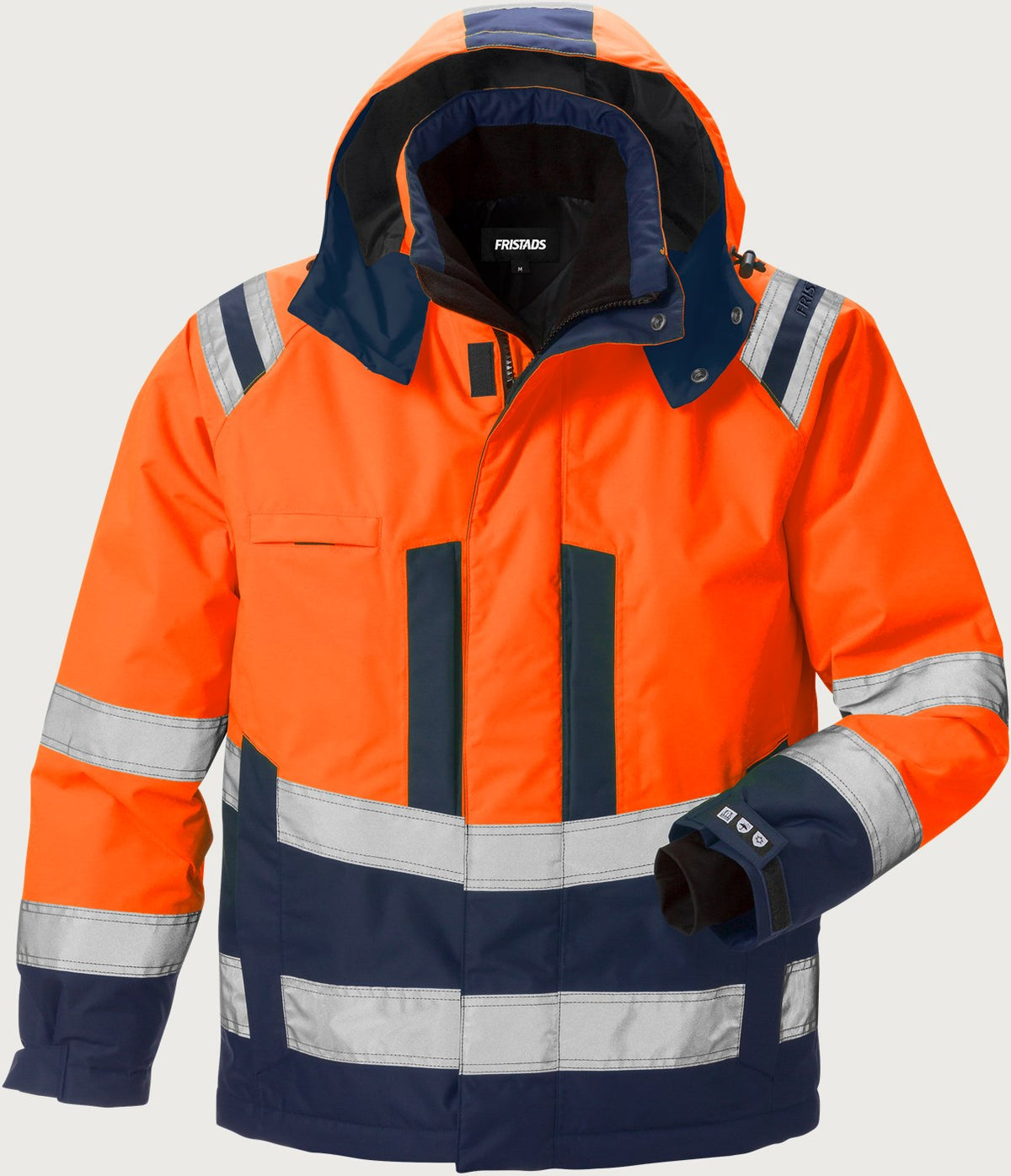 Huomiotalvitakki, luokka 3 – Airtech® 4035 GTT - Neonoranssi/Tummansininen
