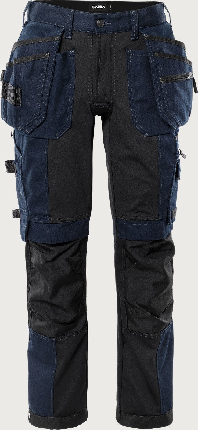 Rakentajan stretch housut – Green 2530 GCYD - Navysininen