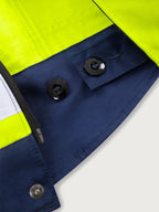 Naisten huomiotakki, luokka 3 – Green 4068 GPLU - Neonkeltainen/Tummansininen