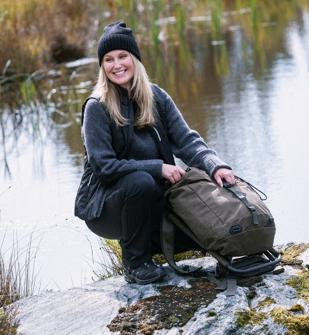 Terra villapaita, unisex - Tumma harmaameleerattu
