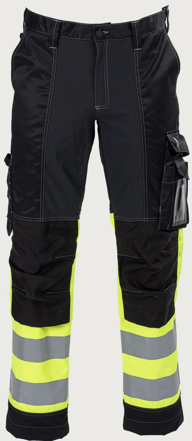 Housut HiVis 3.0 Stretch - Musta/ keltainen