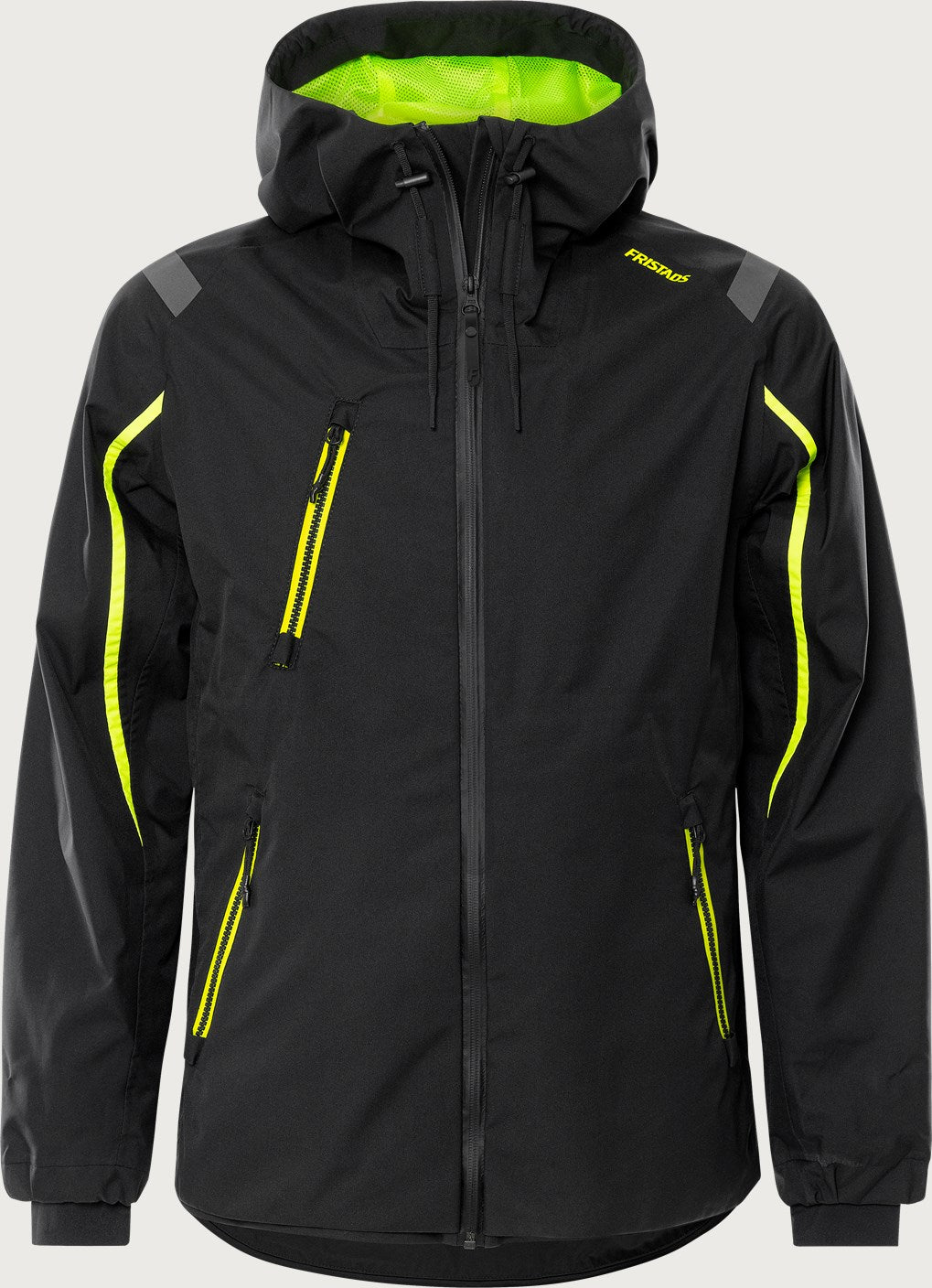 Kuoritakki – GORE-TEX 4864 GXP - Musta/Neonkeltainen