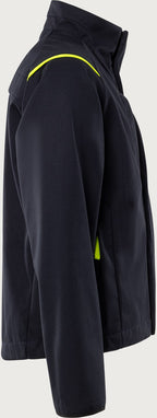 Palosuojattu stretch takki – Flamestat 4180 FSS - Navysininen/Neonkeltainen
