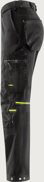 Rakentajan stretch housut – 2801 GHST - Musta