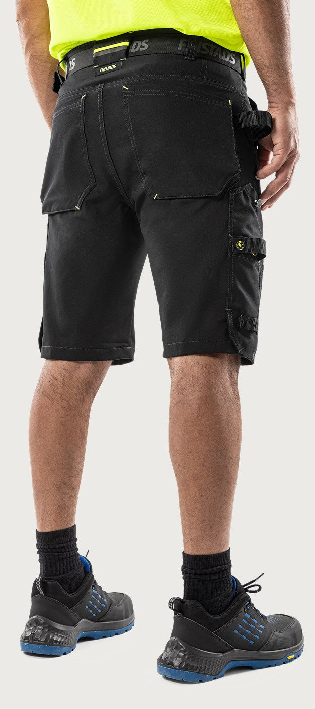 Flex rakentajan stretch shortsit – 2803 GHST - Musta