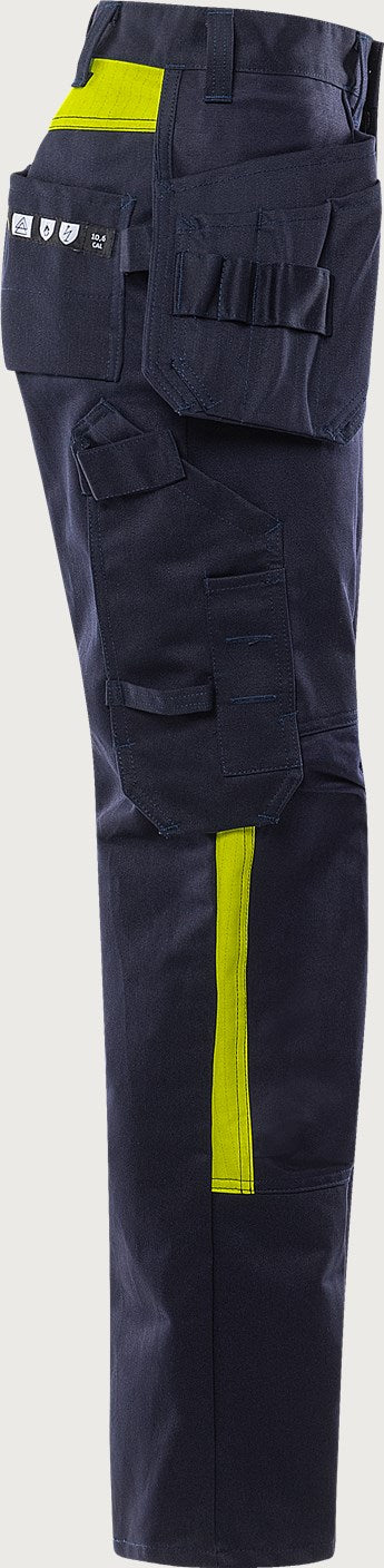 Naisten palosuojatut rakentajan housut – 2730 FLAM - Tummansininen
