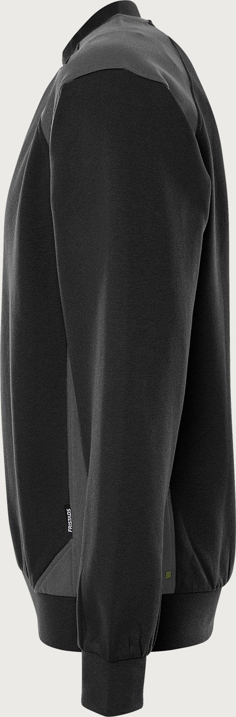 Collegepaita – 7148 GSM - Musta/harmaa