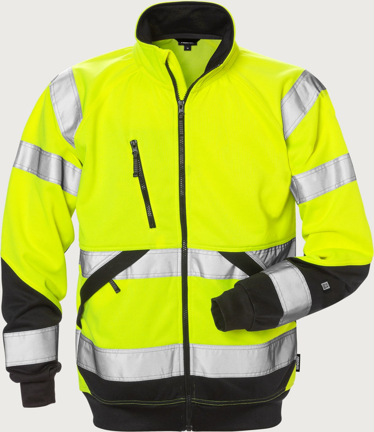 Kevyt huomiotakki, luokka 3 – 7426 SHV - Neonkeltainen/Musta