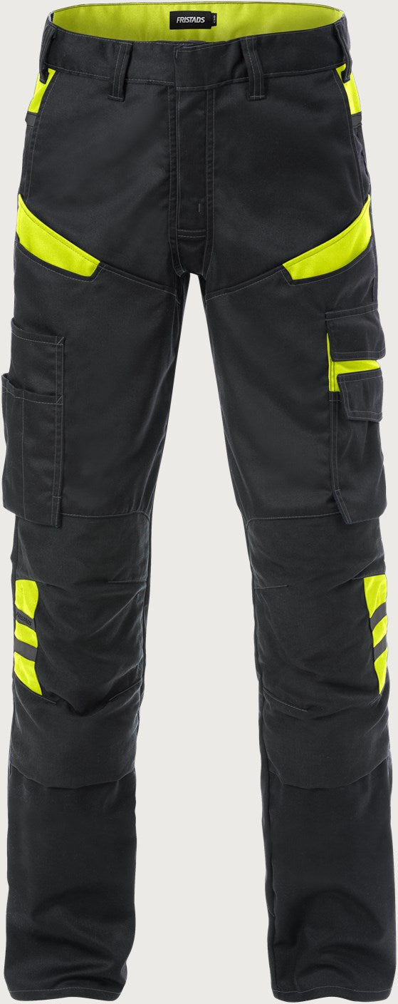 Housut – 2555 STFP - Musta/Neonkeltainen