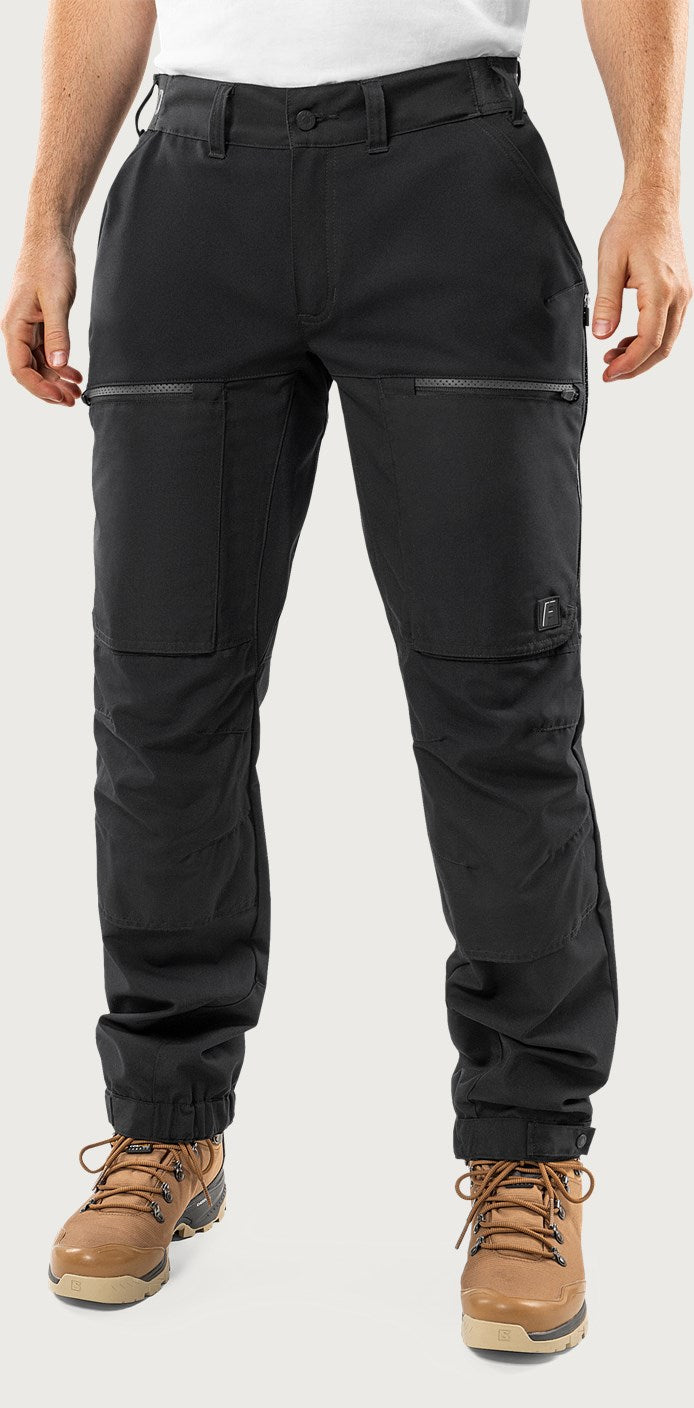 Carbon semistretch housut - Musta