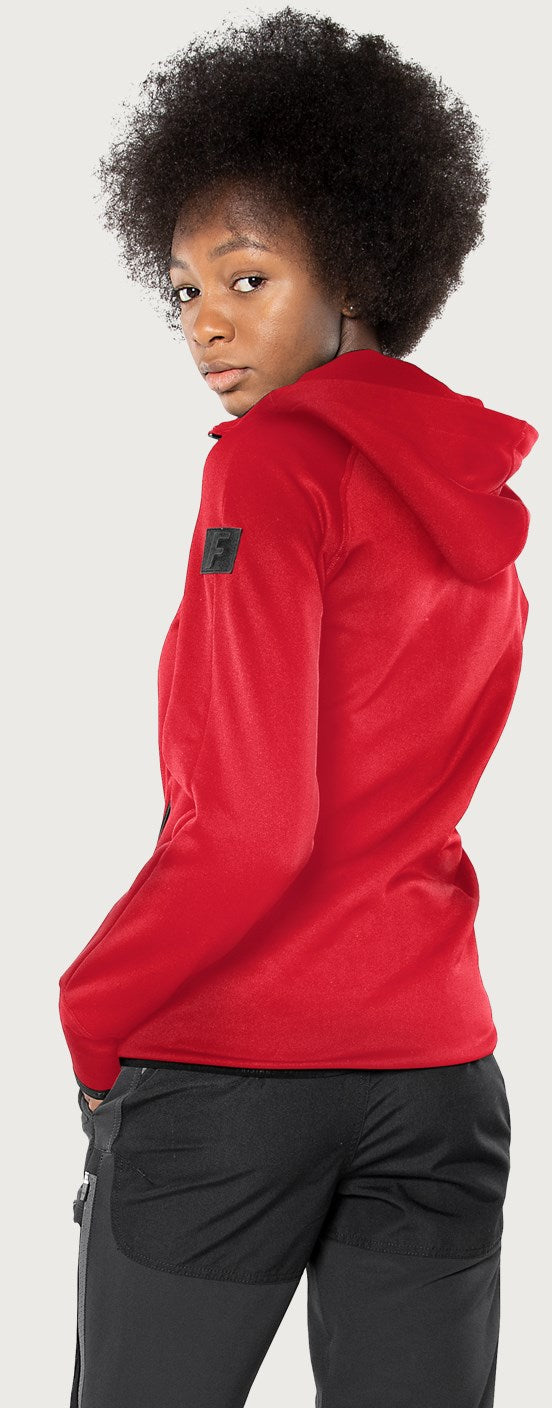 Calcium Polartec® power stretch huppari naisten - Punainen