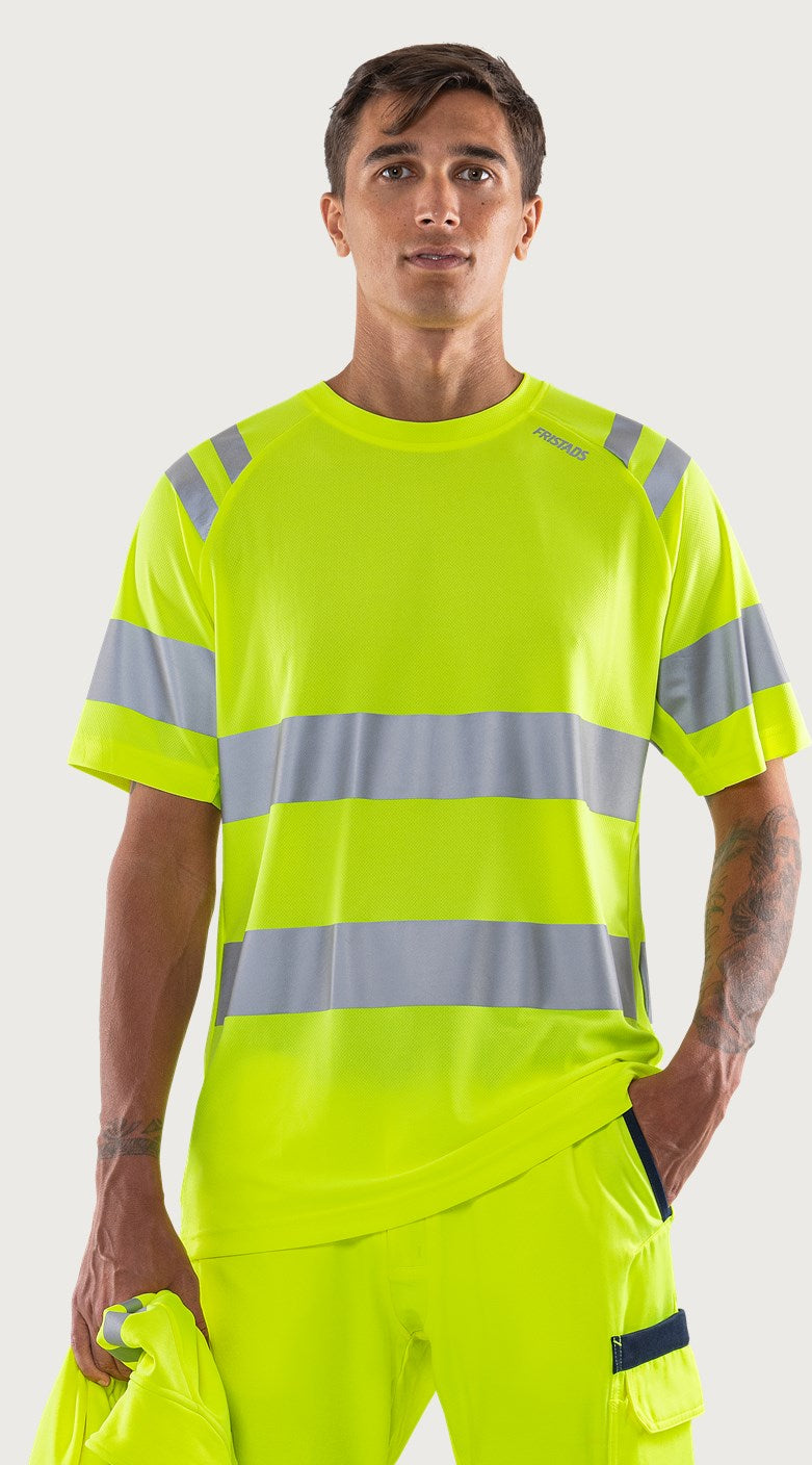 Huomio-t-paita, luokka 3 – 7860 GPST - Neonkeltainen