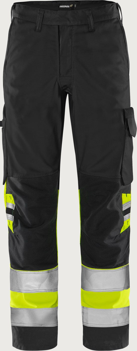 Huomiohousut, luokka 1 – Green 2649 GPLU - Neonkeltainen/Musta