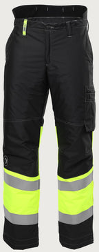 Talvihousut Hivis 3.0 - Musta/ keltainen