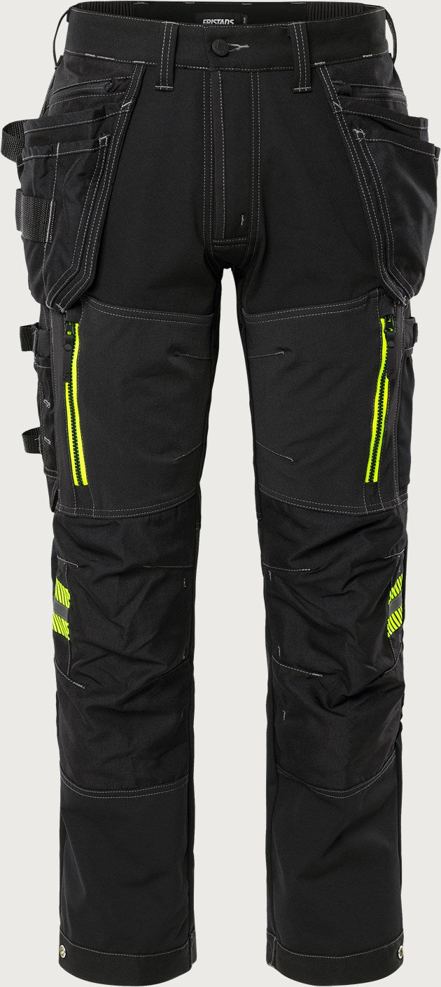 Rakentajan stretch housut – 2566 STP - Musta
