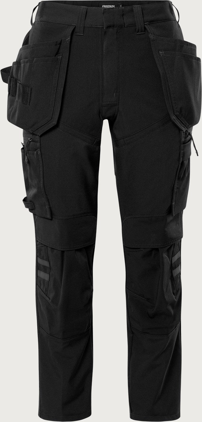 Naisten rakentajan stretch housut – 2599 LWS - Musta