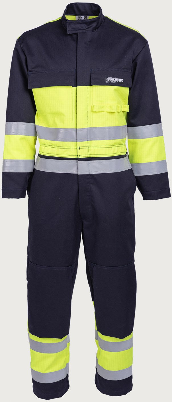 Haalari HiVis FR Antistatic - Tummansininen/ keltainen