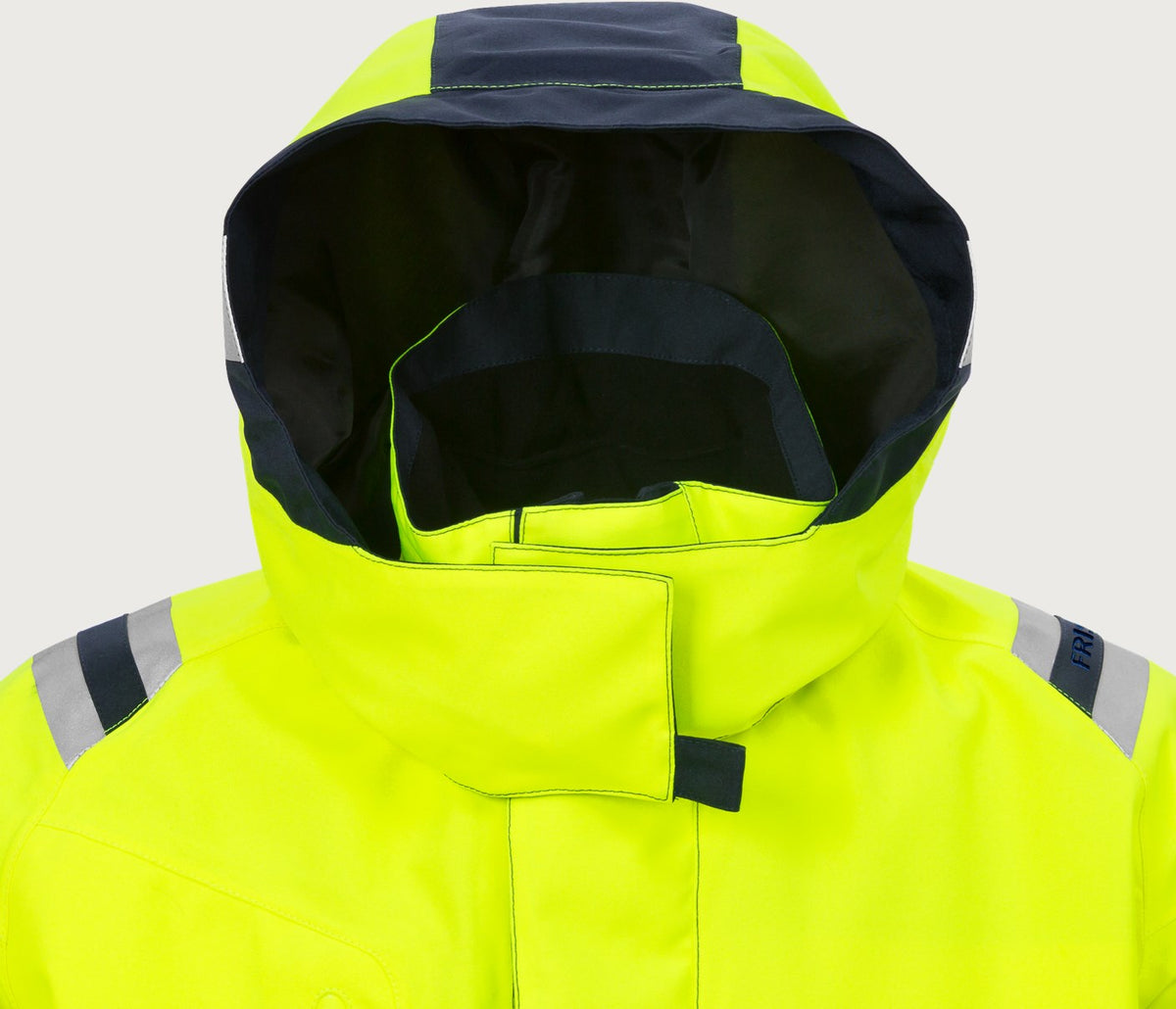 3-in-1 huomiotalviparka, luokka 3 – GORE-TEX 4989 GXB - Neonkeltainen/Tummansininen