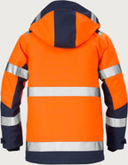 Huomiokuoritakki, luokka 3 – GORE-TEX 4988 GXB - Neonoranssi/Tummansininen