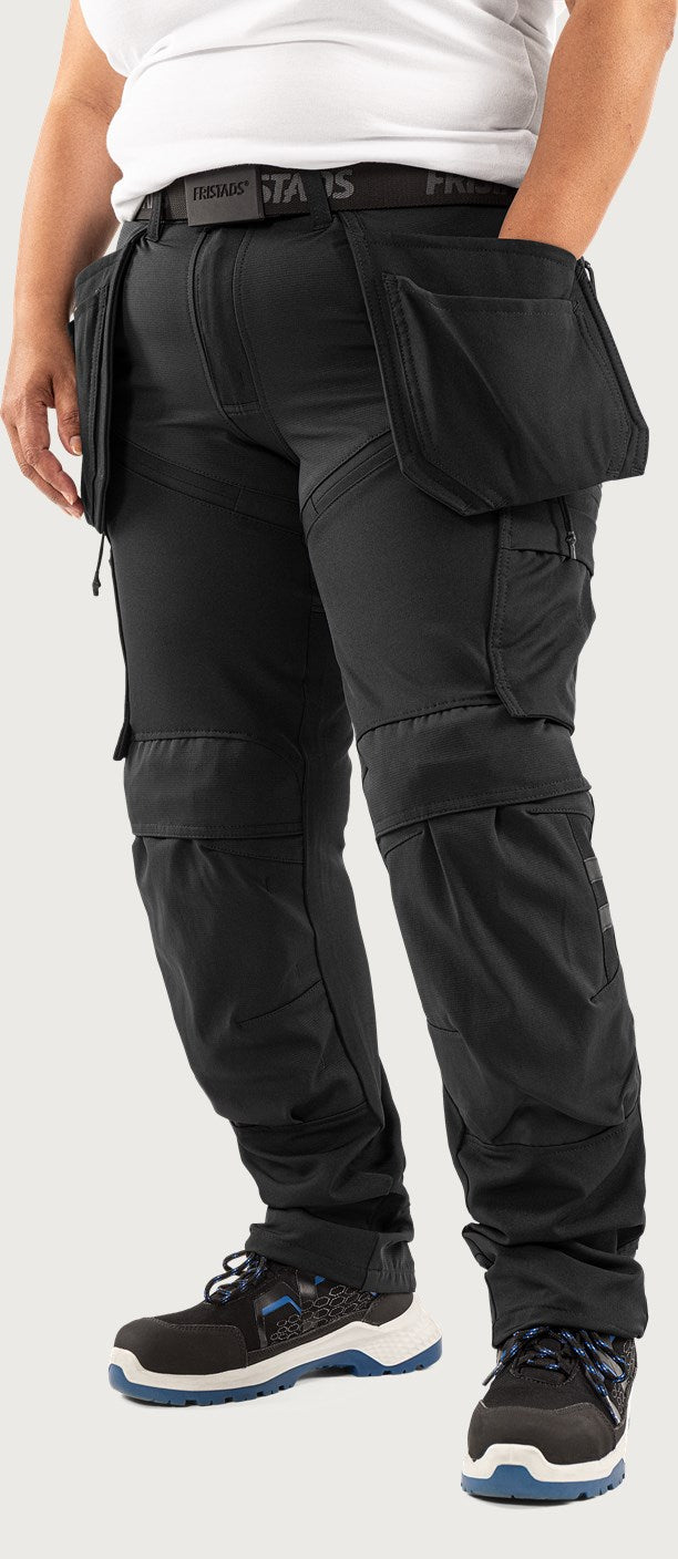 Naisten rakentajan stretch housut – 2599 LWS - Musta