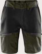 Carbon semistretch shortsit - Maastonvihreä/Musta